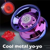 Professional Aluminum Metal Yoyo For Kids And Beginners Metal Yo-Yos For Kids With Yo Yo Outdoor Toys Accessories