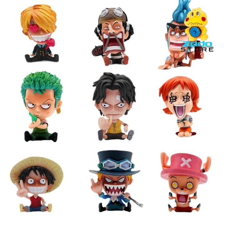 One Piece đã trở lại với mô hình chibi đầy màu sắc của các nhân vật Luffy, Zoro, Sanji, Ace và Sabo trong năm