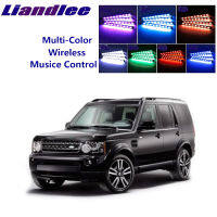 LiandLee Car Glow Interior Floor Decorative Atmosphere Seats Accent Ambient Neon light For Land For Rover Discovery LR L319 MK3