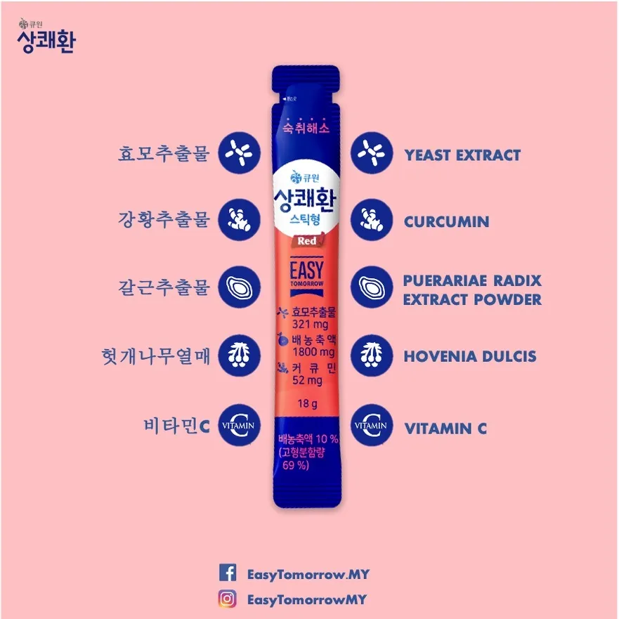Easy Tomorrow Korean No.1 Hangover Relief Jelly Stick 10s