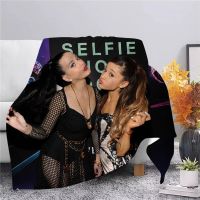 Singer Ariana Grande Flannel Blankets 3D Printed Plush Throw Blanket Teenager Home Quilt Beddings Fashion Throw Blankets