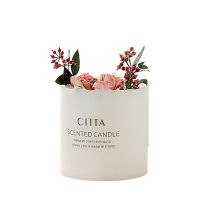 【กลิ่นผลไม้】เทียนหอม ไม่จุดก้อหอม เทียนหอมกลิ่นฤดูกาลต่างๆ CITTA scented candle สำหรับเป็นของขวัญและของตกแต่งบ้าน พร้อมกล่องเขียวสุดหรู