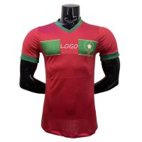 shot goods 【Player Issue 】Morocco Jersey 2022 2023 High Quality Red Player Version Football Jersey