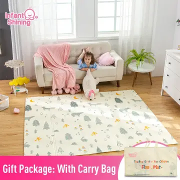 BabyGo 9pcs Baby Puzzle Play Mat XPE Foam Waterproof 82*82*2cm Thickened  Children'S Crawling Pad Living Room Activity Floor Mat