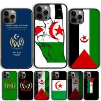 【16- digits】 Western Sahara Flag เคสโทรศัพท์สำหรับ iPhone 13 12 Pro Max Mini 11 Pro Max XS X XR 5 6S 7 8 Plus SE 2020 Coque Shell