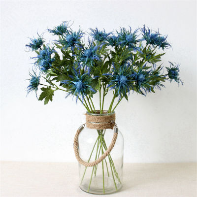 Wedding Party Flower Decoration Home Party Floral Arrangement Fake Flower Garland Simulation Flower For Home Decor Sea Holly Artificial Parsley Decoration