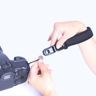Camera Wrist Strap Neoprene Soft Hand Grip Rope Belt Quick Release Connector SLR Camera Shoulder Strap Wristband