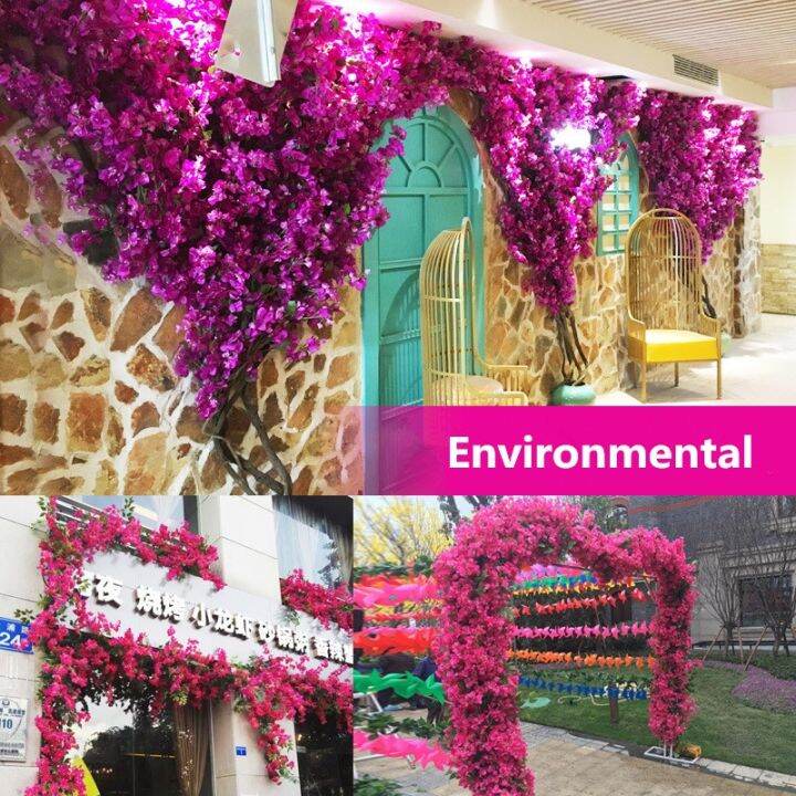 {Ricky Lighting} 120cm High Quality Artificial Bougainvillea Flower