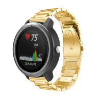 【✆HOT】 KDS MALL สายสเตนเลสสตีล18 20 22สำหรับ Garmin Vivoactive 3 4 4S/Samsung S2กีฬา Galaxy 42Mm Active 2สายนาฬิกาสายรัดข้อมือโลหะ