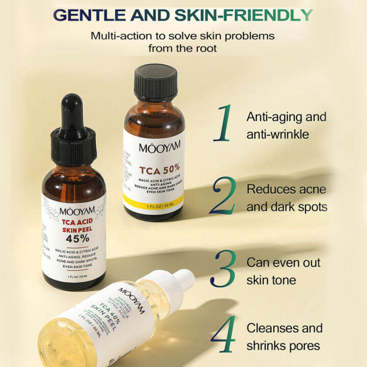 Salicylic Acid Skin Peel TCA 50 Acid Skin Peel Care Face Serum for