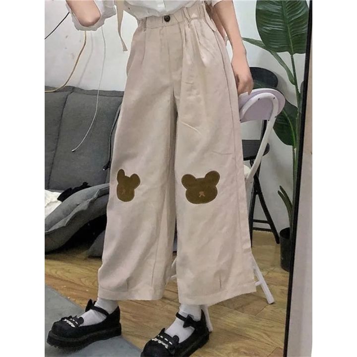 mexzt-harajuku-kawaii-wide-leg-pants-women-cute-cartoon-bear-straight-trousers-student-japanese-preppy-style-loose-casual-pants