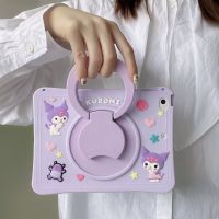 ! For iPad Mini 1 2 3 4 5 6 360 Degree Rotating Bracket Cute Cartoon Soft Silicone Shockproof Tablet PC Case Substitute Pen Slot
