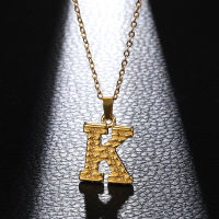 Stainless Steel WomenS Neck Name Initials Letter Pendants Necklace Bridesmaid Gothic Alphabet Hip Hop Party Jewelry Choker Gift Fashion Chain Necklac