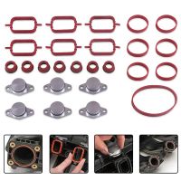 33mm Car Intake Inlet Manifold Seal Gasket Repair Kit Swirl Flap Blanks Plate for-BMW X3 X5 X6 E39 E60 E70 E71 E92