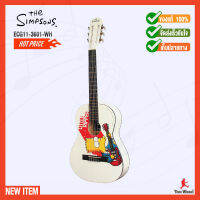 Simpson กีต้าร์คลาสสิค 12 ข้อ Guitar ECG11-3601-WH/S 36  (สีขาว) แถม กระเป๋ากีต้าร์ 38" Simpson NCG3801G7