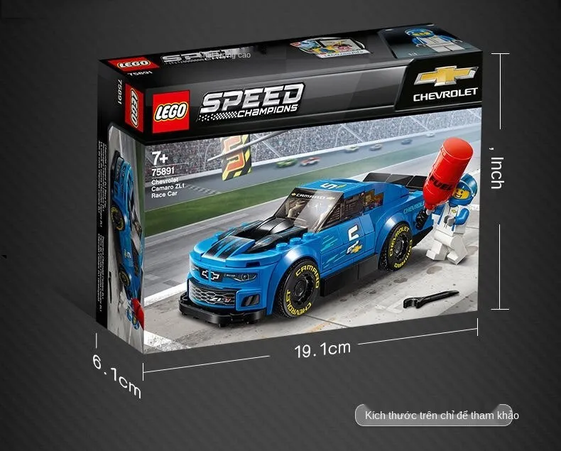 LEGO Speed Champions 75891 Chevrolet Camaro ZL1 (198 Miếng) Đồ Chơi Lắp Ráp  