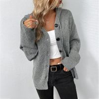 ♦№ Woman sweater cardigan 2022 solid hooded single-breasted draw string knitted womans dropshipping MMYD2821