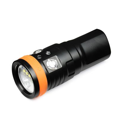 [COD] ORCA D900V 3 Color Video Scuba Diving 2200 Flashlight Torch Underwater Photography 150