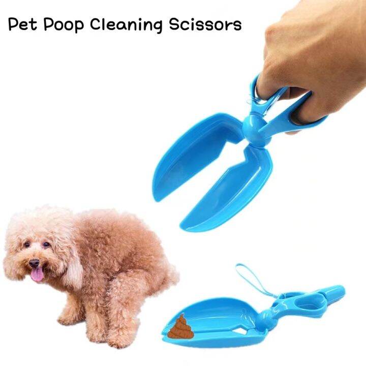 Pet scissors clip poop scissors cat and dog toilet pick up dog shovel