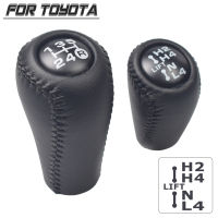 ABS หนังรถจัดแต่งทรงผมเกียร์อัตโนมัติ Shift Knob สำหรับ Toyota Land Cruiser FJ70 FJ76 FJ78 FJ79 LC70 LC76 LC79สีดำ