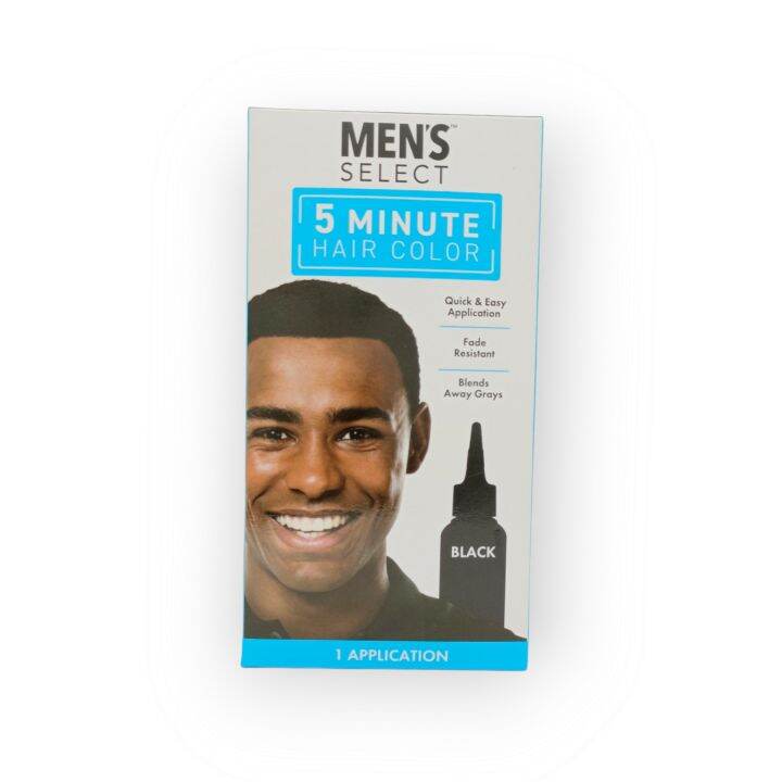 (Korea) Men's select 5 Minute Hair Color. Black. 1 Application. | Lazada PH