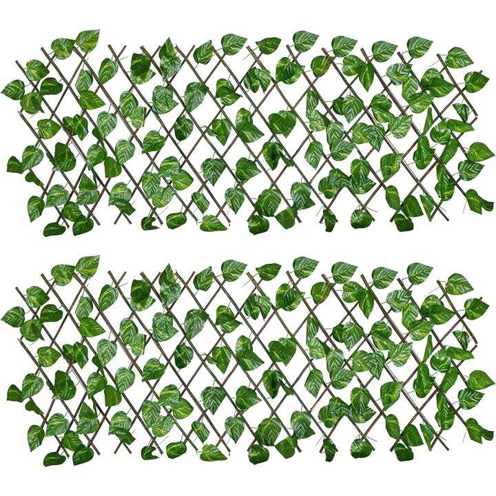 Fence Privacy Screen Artificial Leaf Faux Ivy Expandable/Stretchable