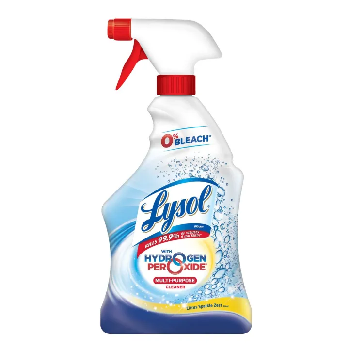 Lysol MultiPurpose Cleaner HYDROGEN PEROXIDE Citrus Sparkle Zest 32