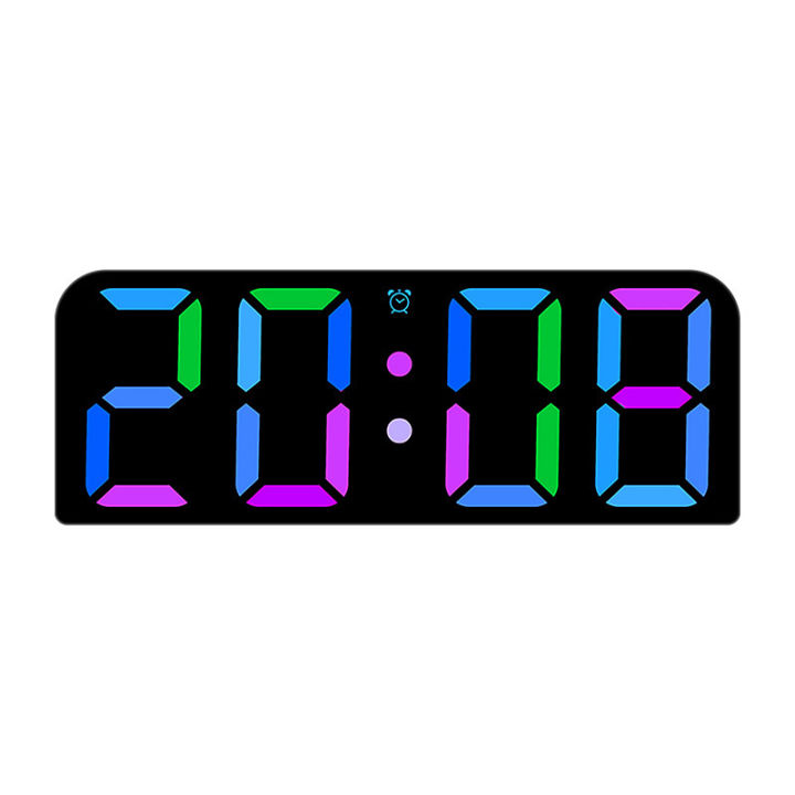 global-unichip-นาฬิกาคอร์ปอเรชั่นนาฬิกาแขวนผนังสีมหัศจรรย์นาฬิกาห้องนั่งเล่นนาฬิกาดิจิตอลลักษณะเฉพาะ