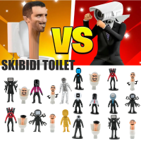 Skibidi Toilet Man Mini Figure Model Toy Battle Game Desk Figurine Kids Decor