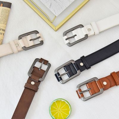 Europe and the States joker ms new retro baotou pin buckle wide belt male ladies fashion coat belts ☃✵