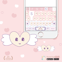 Mini heart 4 Keyboard Theme⎮(E-Voucher) for Pastel Keyboard App