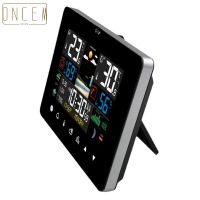 【ONCEMOREAGAIN】Wireless Weather Station Thermometer Touchscreen Display Barometer Alarm ClockTH