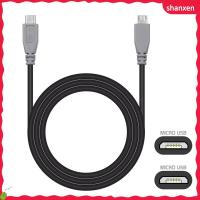 สายชาร์จตะกั่วอะแดปเตอร์ SHANXEN ไดรฟเวอร์ OTG Micro USB USB ไมโคร USB ตัวผู้สายข้อมูลตัวผู้-ตัวผู้