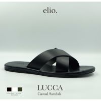 “ELIJUL7” ลด 65. elio s - รองเท้าแตะ รุ่น Lucca (unisex) สีดำ BLACK