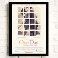 One Day ภาพยนตร์คู่รักคลาสสิกคุณภาพของตกแต่งศิลปะตกแต่งผนังบ้านภาพสีน้ำมันตกแต่งห้องบาร์โรงแรมห้องนั่งเล่น0719-C1โปสเตอร์สำหรับคาเฟ่ (1ชิ้น)