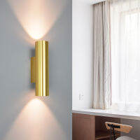 LED wall lamp indoor ho bedside COB 12W gold black wall lamp bedroom staircase wall lamp decorative household lamp