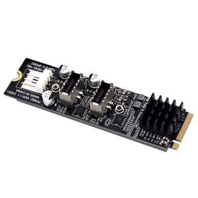 NGFF มืออาชีพ2 NVME PCIe ไปอะแดปเตอร์การ์ดขยาย USB ความเร็วสูงสำหรับพีซีตั้งโต๊ะ PCI-Express USB Dropship อะแดปเตอร์ FJK3825