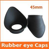 2pcs 45mm Eyeshade Plastic Rubber Eye Guards Eye Shield Caps for Biological Stereo Microscope Telescope Monocular Binoculars