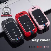 HYS Honda Key Case อลูมิเนียมอัลลอยด์รถ Remote Key Protector สำหรับ Honda Civic City Jazz Brio BRV Accor