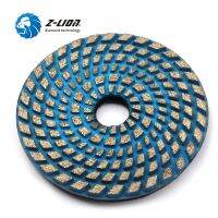 Z-LION 4 Concrete FIoor Grinding Disc Sintered MetaI Bond PoIishing Pad 100mm Dry Wet PoIishing For Concrete Abrasive Dis