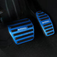 Aluminum Car Foot Pedal Accelerator Fuel Brake Pedal Cover Pad For Nissan X-Trail X Trail XTrail T32 2014- Accessories