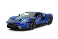 Ford GT 2017 Blue 1/24 Jada toys New โมเดลรถเหล็ก ฟอร์ด