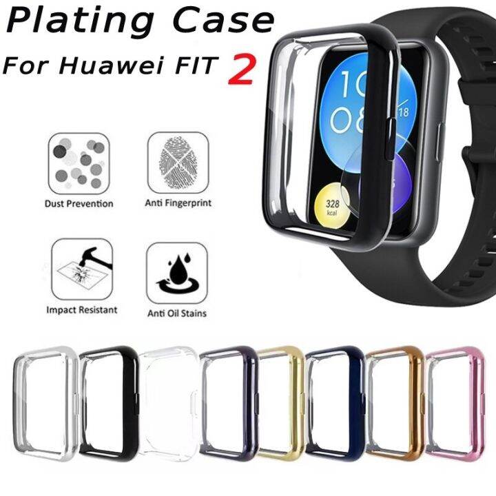 silicone-strap-for-huawei-watch-fit-2-replacement-watchband-wristband-bracelet-wall-stickers-decals