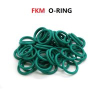 CS3.5mm OD10~70mm Green FKM Fluorine Rubber O Ring Sealing Gasket Insulation Oil High Temperature Resistance Green