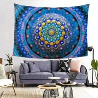 Personality custom Mandala tapestry aesthetic bedroom home decor psychedelic hippie wall hangings