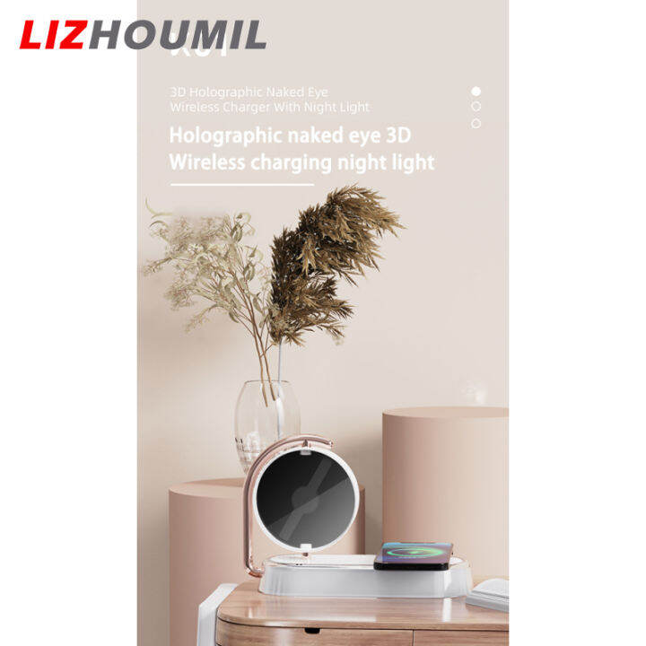 lizhoumil-3d-ฉายภาพโฮโลแกรมไฟกลางคืน10w-ไฟสนามสูงพร้อมของตกแต่งเดสก์ท็อปภายในบ้านที่ชาร์จแบบไร้สาย