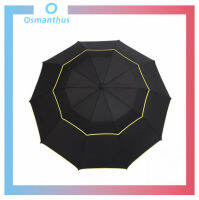 OSMAN Umbrella Oversized Folding Compact Golf Double Top Ventilated Umbrellas, Oversized,Short Foldable Size, Double Canopy Design