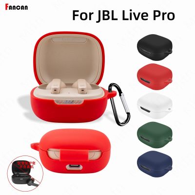 for JBL Live Pro TWS 2 Headphone Case [Supports Wireless Charging] Shockproof Protective Case Silicone Case for JBL Live Pro+TWS Wireless Earbud Cases