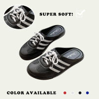 YaKo (สินค้ารุ่นใหม่)รองเท้าทรงmule รองเท้าเปิดส้นเรียบหรูดูแพงไม่ไหว ?รองเท้าแฟชั่นสีพื้น มีให้เลือก 3 สี?