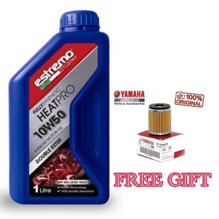 ESTREMO ITALY ENGINE OIL HEATPRO / SCOOTMAX/MOTOMAX/2T 4T DOUBLE ESTER